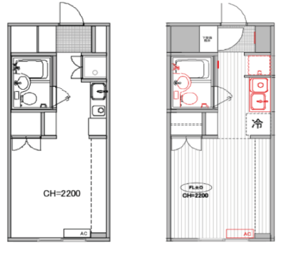 before/after図面