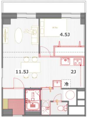 リノベーション後の間取り