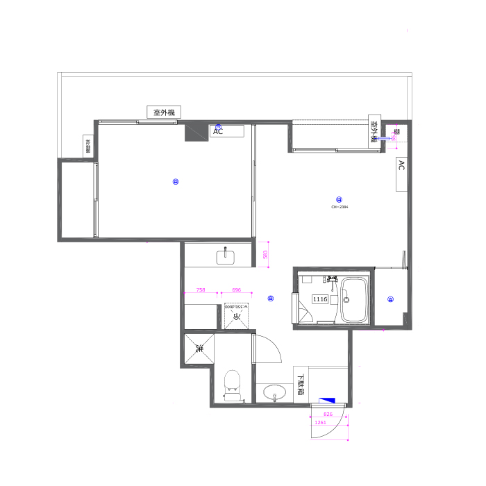 リノベーション前の図面です