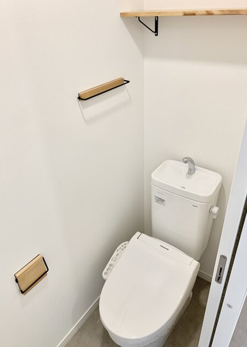 リノベーション後のトイレです