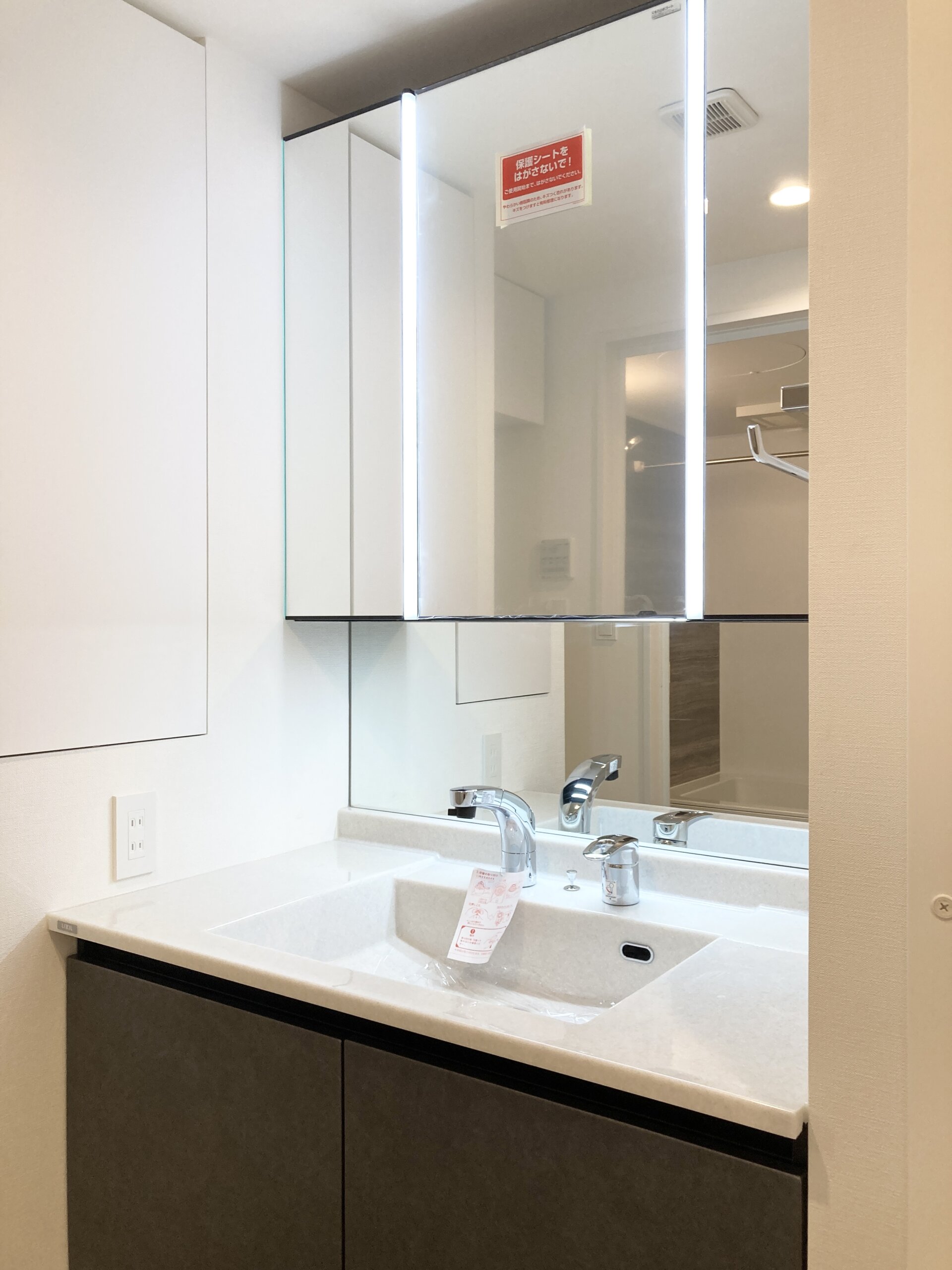 リノベーション後の洗面台