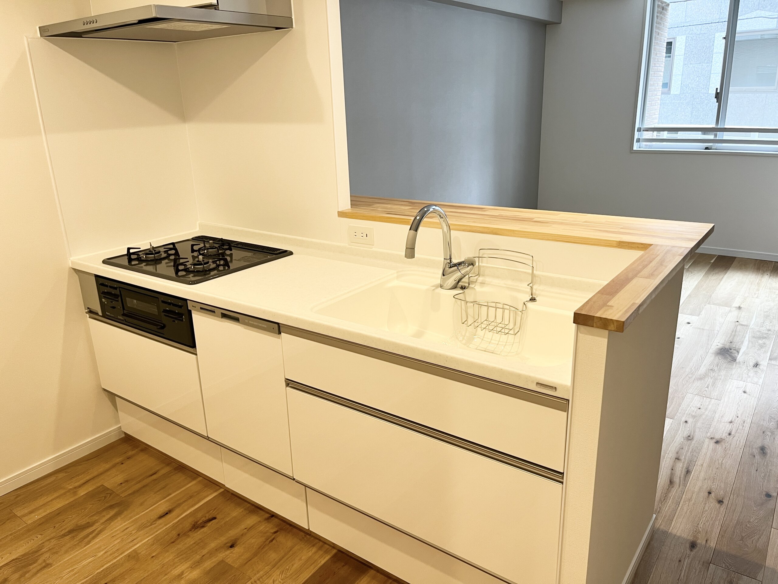 リノベーション後のキッチン