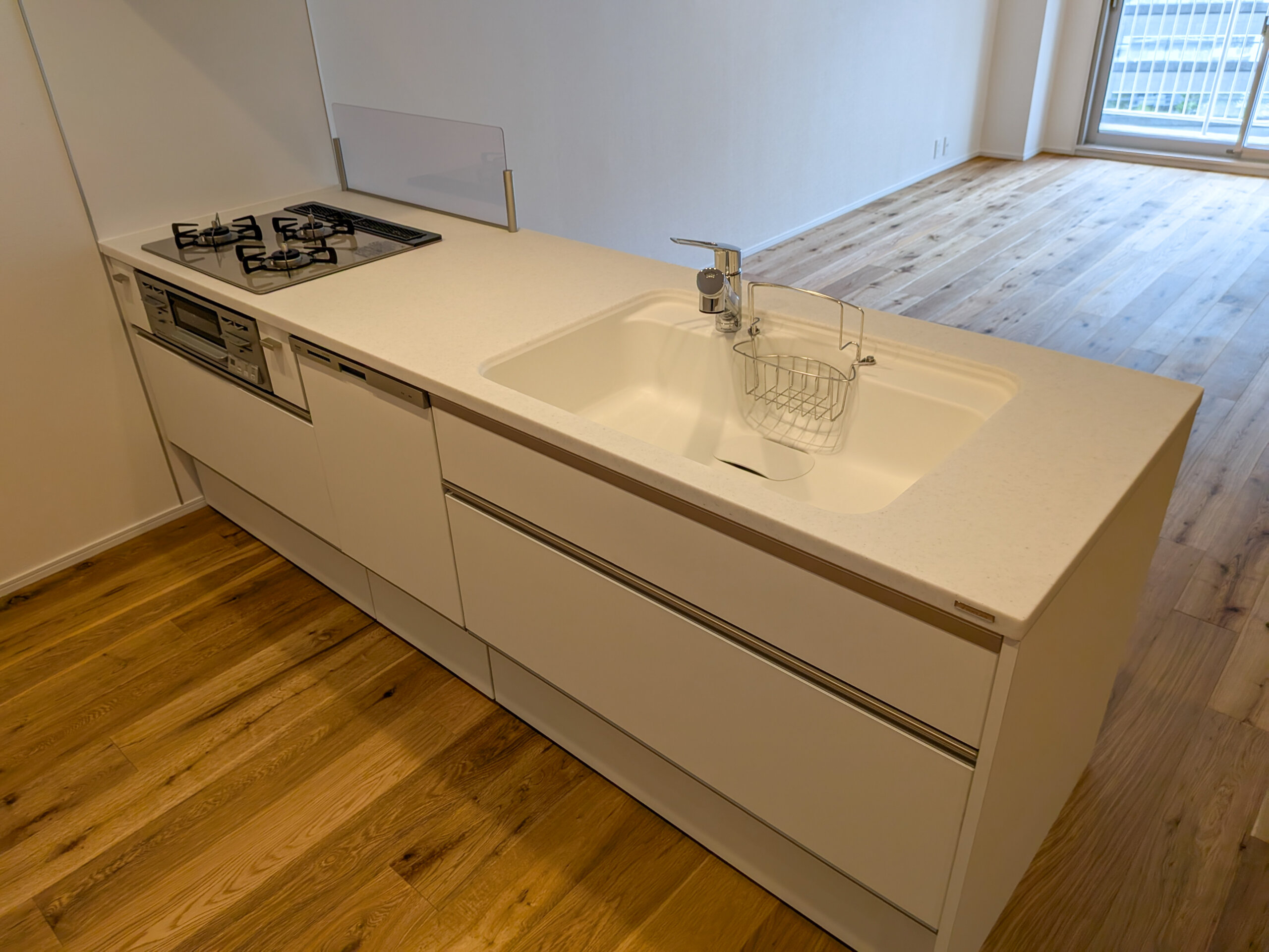 リノベーション後のキッチンです。