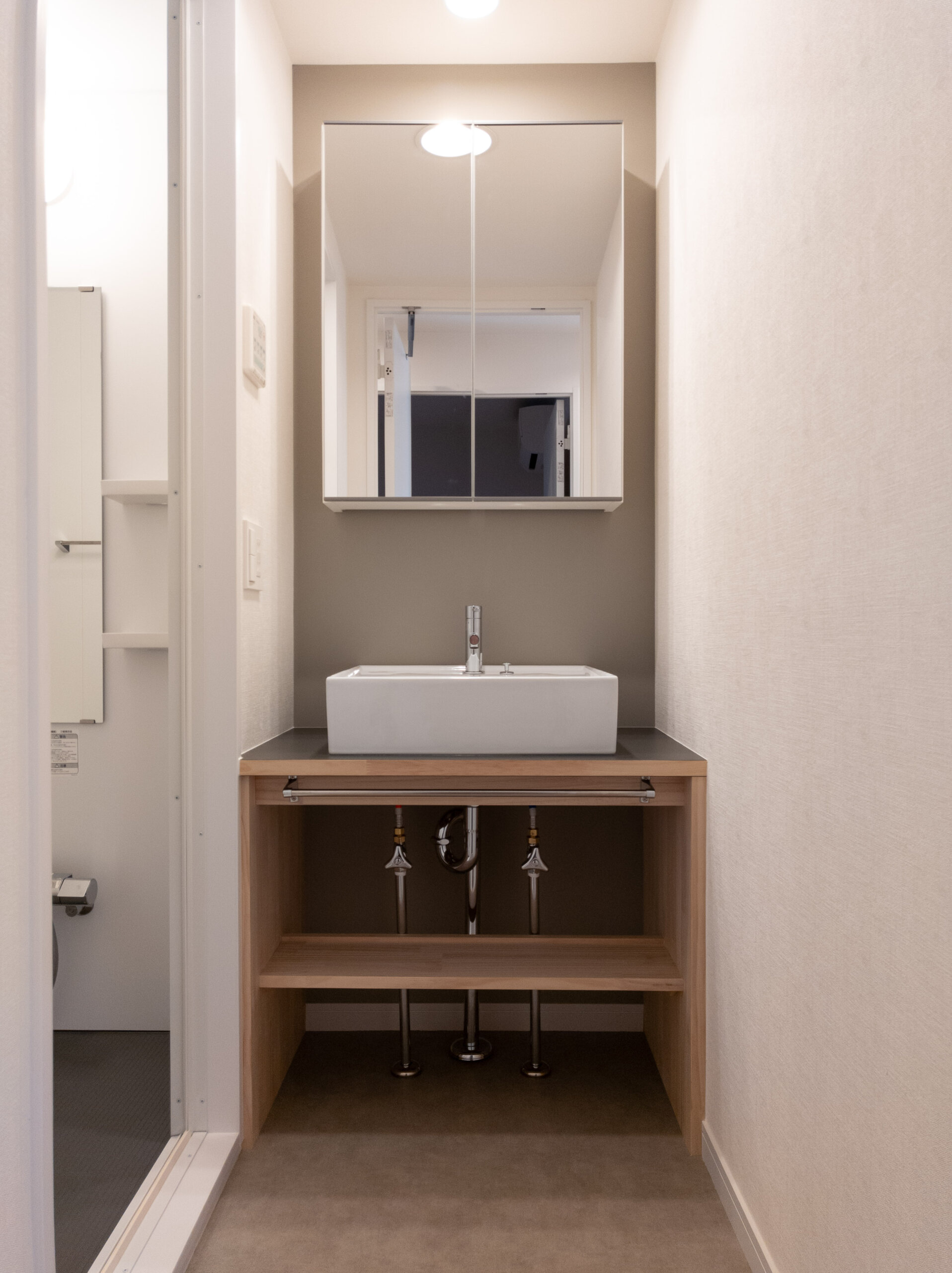 リノベーション後の洗面スペース