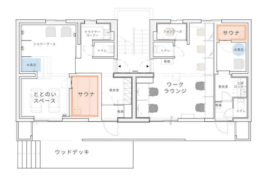 リノベーション後の間取り図